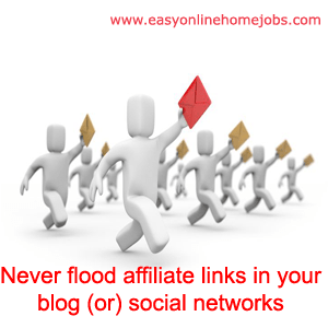 stop flooding affiliate links