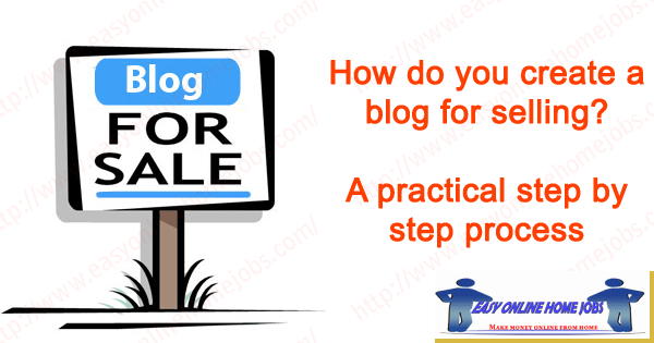 Create a blog for sale