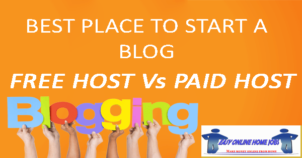 Best Place to Start a Blog - Free Vs Paid